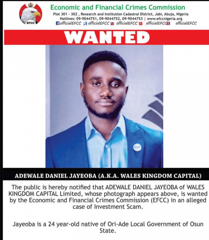EFCC Arrests Parents, Declares 24-Year-Old Son Wanted Over ‘N935m Investment Scam’